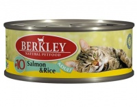 Berkley Cat Salmon Rice #10 Консервы для кошек Лосось с рисом