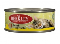 Berkley Cat Tuna Vegetables #11 Консервы для кошек Тунец с овощами