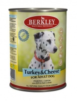 Berkley Dog Turkey Cheese Консервы для собак Индейка с сыром