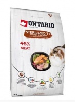 Ontario Cat Senior Sterilised 7+ Chicken корм для пожилых стерилизованных кошек с курицей