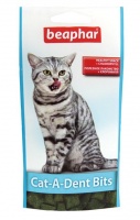 11406 Beaphar Беафар Cat-A-Dent Bits подушечки для кошек для чистки зубов 35 гр